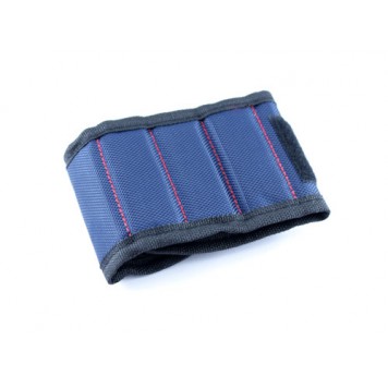 Будівельний магнітний браслет , регульований , нейлон , 5 магнітів