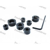 Обмежувачі глибини свердління для свердел 7 шт 3-12 мм занурення