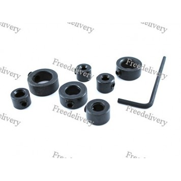 Обмежувачі глибини свердління для свердел 7 шт 3-12 мм занурення