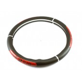 Обшивка чохол на кермо 37-38см Dragon, екошкіра, червона