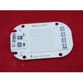 Світлодіодна матриця з драйвером COB LED 50Вт 4500лм 220В, синя