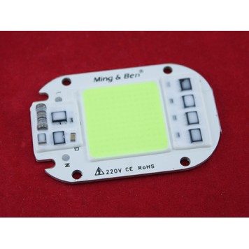 Світлодіодна матриця з драйвером COB LED 50Вт 4500лм 220В, зелена