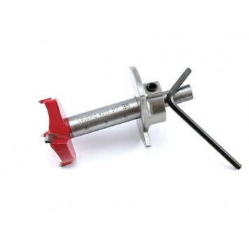 Обмежувач глибини свердління встановлений на фрезу Форстнера-2