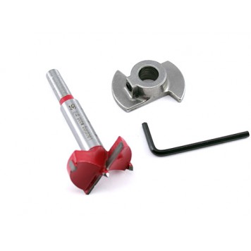 Свердло фреза Форстнера 35мм по дереву з обмежувачем глибини