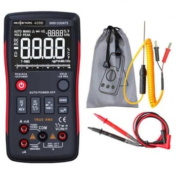 Комплект поставки мультиметра RICHMETERS 409B-1