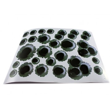 Наклейки 3D стікери Дірки від куль 26шт для автомобіля