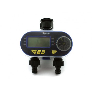 Таймер полива, подачи воды на 2 линии цифр. упр Aqualin YL21060