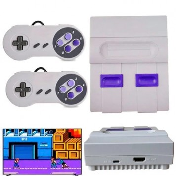 Ігрова приставка консоль Dendy SNES 8біт 821ігр, 2 геймпада, HDMI, SN-02