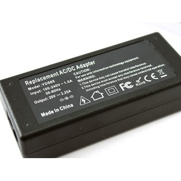 Маркировка на корпусе адаптера питания ноутбука Lenovo IBM 20В 3.25А 4.0 x 1.7-2