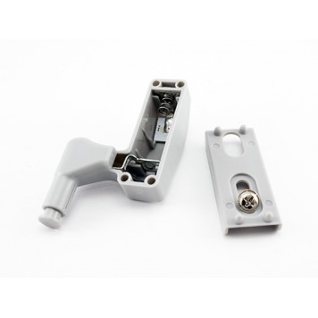 Відсік для батарейки живлення і знятий установчий майданчик з гвинтом-2