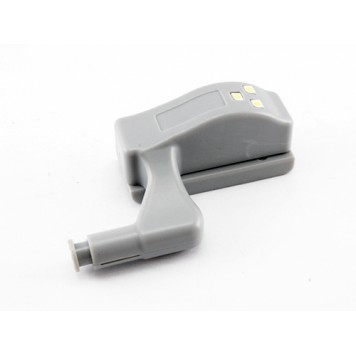 Світлодіодне підсвічування на меблеву петлю з БАТАРЕЙКОЮ, біле світло