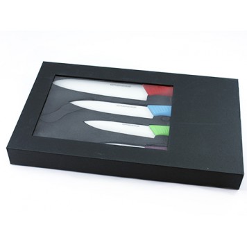 Набір ножів в коробці з прозорим верхом-1