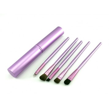 Набір з 5 пензликів для макіяжу Дорожній в тубусі