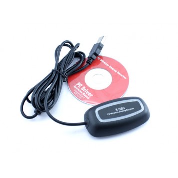 Комплект поставки USB адаптера ресивера для бездротового геймпада Xbox 360-1