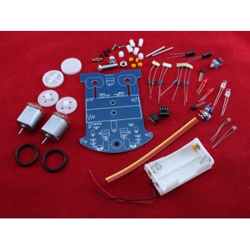 Робот BEAM Трек машинка їздить по лінії D2-5 Kit ЗБЕРИ САМ DIY