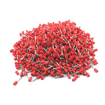 1000x Клемма, наконечник кабельный штыревой втулочный E1508 1.5мм2