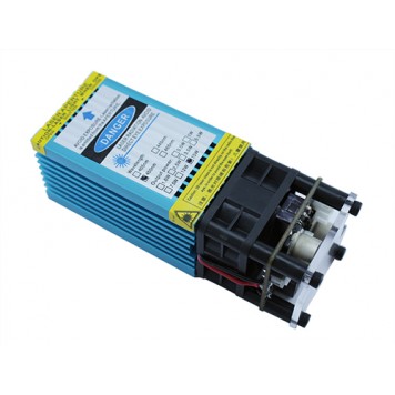 Мощный лазер для резки гравировки 15Вт 450нм PWM + защит. очки