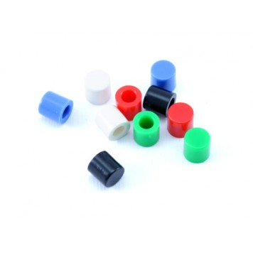 10x Ковпачок круглий тактовою кнопки мікрика 6мм, висота від 6мм