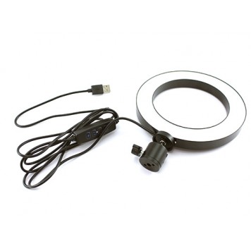 Кільцева LED лампа USB 5Вт 16см для селфі кільце, кільцеве світло