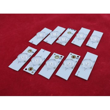 10x LED сегмент 6В для планки лампи підсвічування РК телевізора