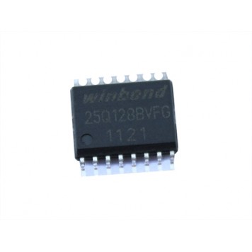 Чип W25Q128 W25Q128BVFG 25Q128BVFG SOP16 300mil, 128Мб Flash SPI