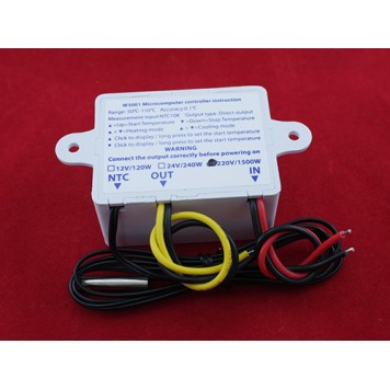 Обратная сторона терморегулятора XH-W3001 220В-1