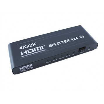 HDMI 1x4 порта 4K 3D сплиттер, разветвитель, коммутатор