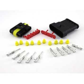 Комплект поставки роз'єму автомобільного електричного герметичного 5pin-1