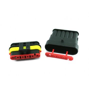 Штекер і гніздо 6 -ти контактного герметичного автомобільного роз'єму-2