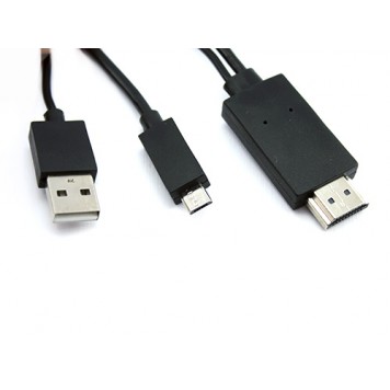 Роз'єми MHL Kit кабелю USB, перехідника з MicroUSB на HDMI 5 + 11pin 2в1-1