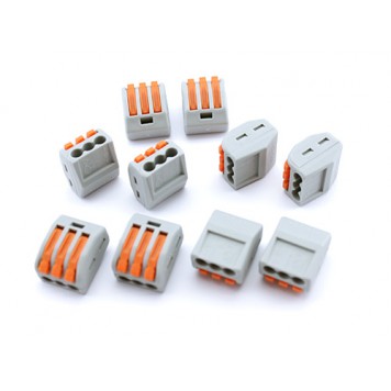 10x Клеммная колодка 3pin клемма соединительная c рычагами 400В 32А 4мм2