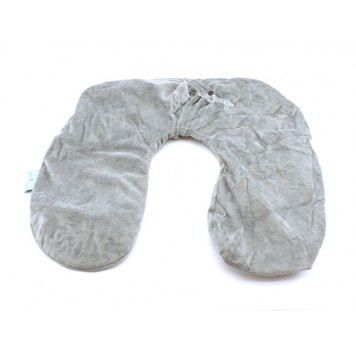 Подушка дорожня оксамитова в здутому стані-2