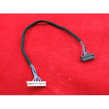 Кабель шлейф LVDS DF-14 20pin 1канал 6бит для ЖК матриц 12-15