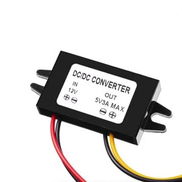 Перетворювач напруги 12В-5В 3А, прихована проводка реєстратора