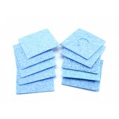 10x Губка для очистки жала паяльника, целлюлозная 6х6 см