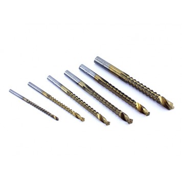 Набір з 6 фрезерних свердел 3-8мм HSS для розсвердлювання бокового пропила
