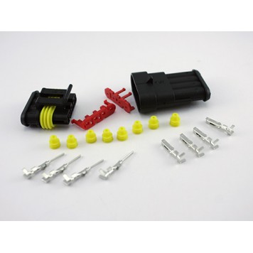 Комплект поставки роз'єму автомобільного електричного герметичного 4pin-1