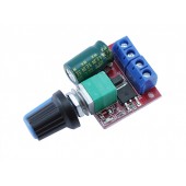 ШІМ регулятор швидкості мотора DC 4.5-35В 5А Mini PWM обертів 0-100% ШІМ регулятор швидкості мотора DC 4.5-35В 5А Mini PWM обертів 0-100%