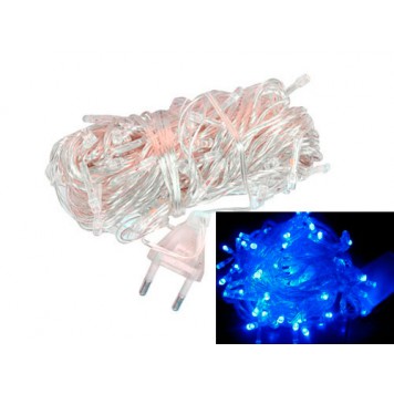 Гірлянда світлодіодна новорічна синя 100 LED 8.5м