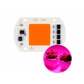 Світлодіодна фіто матриця з драйвером COB LED 50Вт 220В фітосвітлодіод