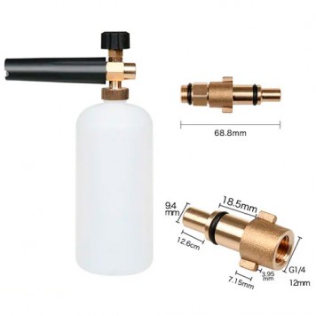 Пінна насадка пінник 1л для мийок Nilfisk Anlu Huter W105-AR W135-AR S2