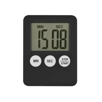 Кухонний таймер цифровий 1.8 " РК зі звуковим сповіщенням, секундомір