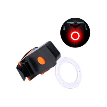 Ліхтар велосипедний задній акумуляторний LED кільцевий