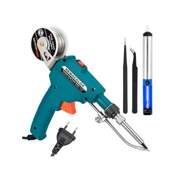 Паяльник с автоматической подачей припоя 220В 60Вт 400C + комплектующие