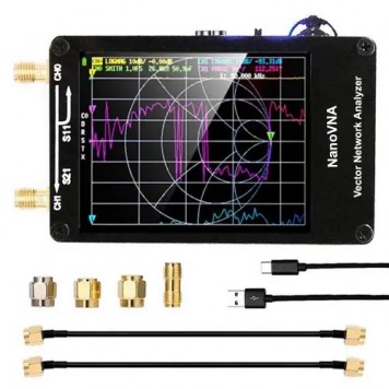 Комплект поставки векторного анализатора NanoVNA-1