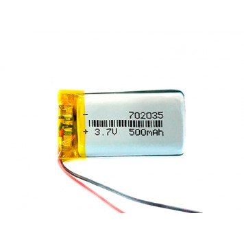 Акумулятор 702035 Li-pol 3.7В 500мАч для RC моделей MP3 MP4 DVR GPS