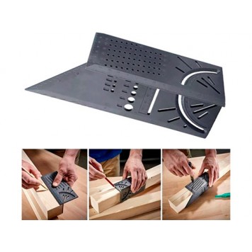 Угольник разметочный 3D японский многофункциональный угловой шаблон