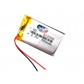 Акумулятор 612338 Li-pol 3.7В 550мАч для RC моделей DVR GPS MP3 MP4