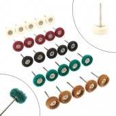 Набір з 25 полірувальних кіл щіток 25мм для гравера дремеля Dremel