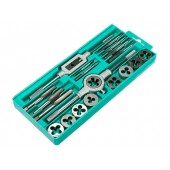 Набір мітчиків і плашок M3 - M12 , 20 предметів + кейс